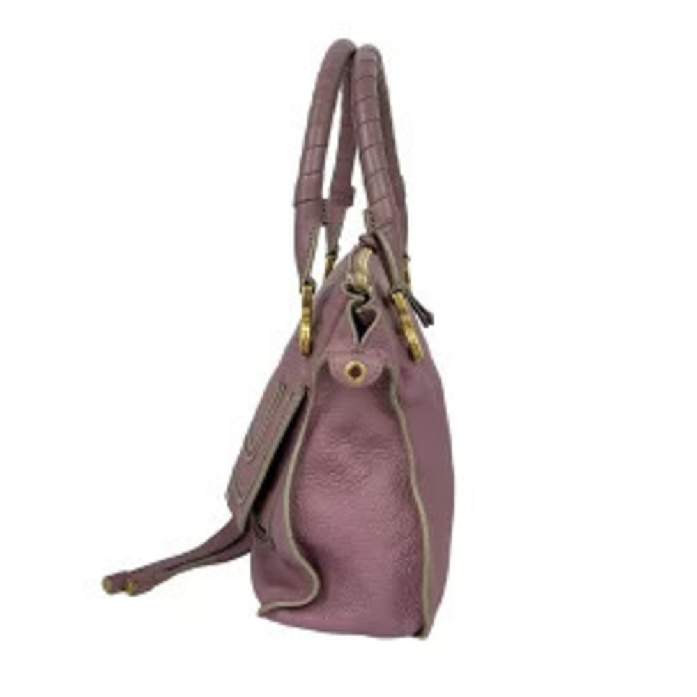 Chloe Marcie Handbag Pink Leather